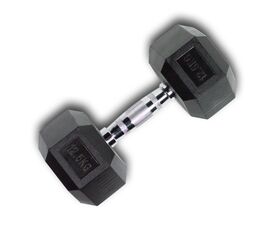 Hex Rubber Dumbbell 12,5kg (28205) (X-FIT)