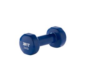 Vinyl Dumbbell 3 kg Blue (28503) (X-FIT)