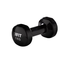 Vinyl Dumbbell 5 kg Black (28503) (X-FIT)