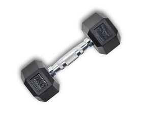 Hex Rubber Dumbbell 4kg (28205) (X-FIT)