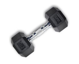 Hex Rubber Dumbbell 7kg (28205) (X-FIT)