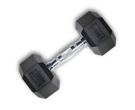 Hex Rubber Dumbbell 8kg (28205) (X-FIT)