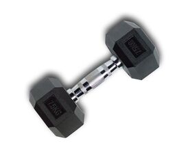 Hex Rubber Dumbbell 7,5kg (28205) (X-FIT)