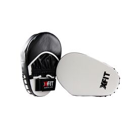 Hand Mitts Black/White (CMK-030) (Pair) (X-FIT)