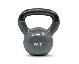 Kettlebells Βινυλίου 10 kg Γκρι (35653) (X-Fit)