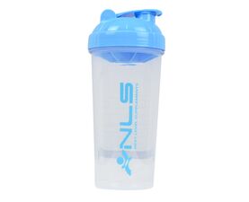 Protein Shaker Transparent Light Blue 700ml (NLS)