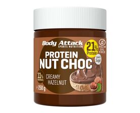 Protein Nut Choc Hazelnut Super Crunch 250g (Body Attack)