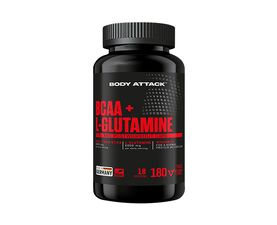 BCAA + L-Glutamine 180 Vcaps (Body Attack)