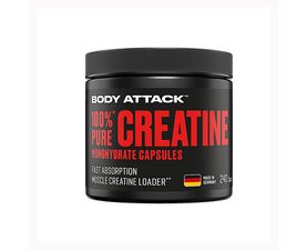 100% Pure Creatine 240 Vcaps (Body Attack)