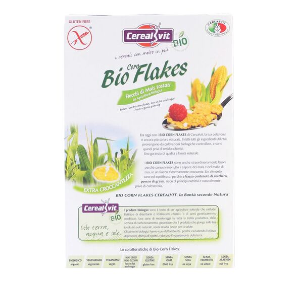 Νιφάδες καλαμποκιού Bio Corn Flakes 375g (Cerealvit)