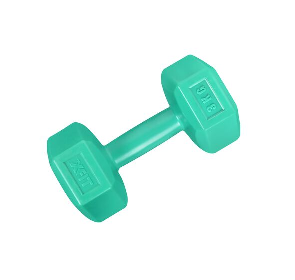 Πλαστικοποιημένο Dumbbell 3kg Dark Green (X-FIT)