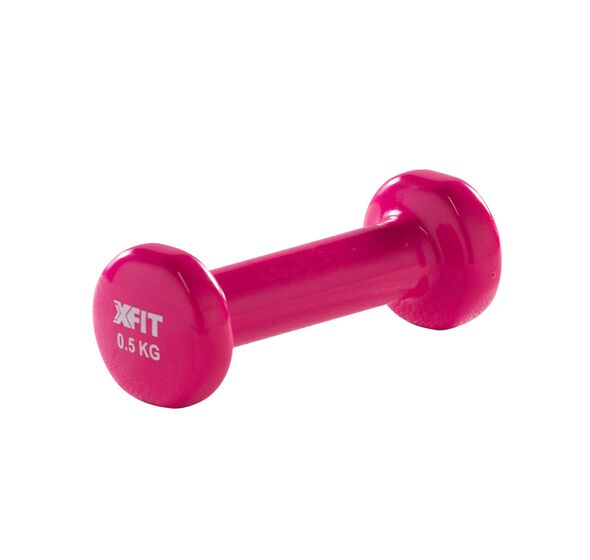 Vinyl Dumbbell 0,5 kg Pink (28503) (X-FIT)