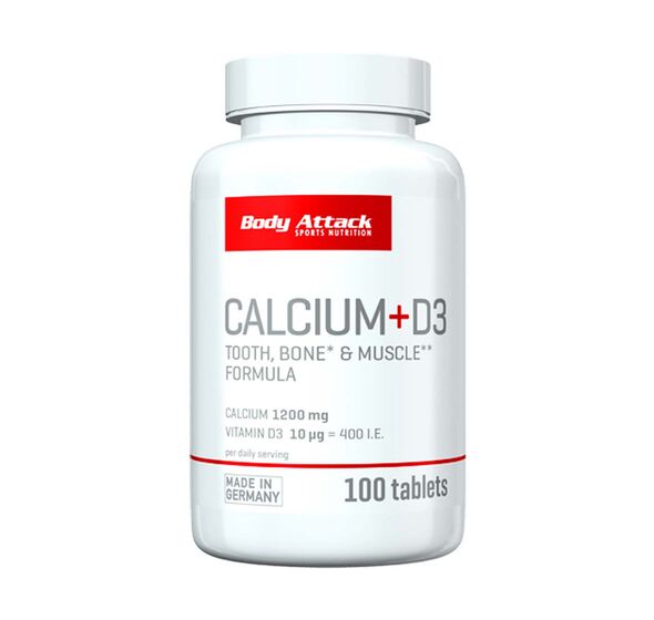 Calcium D3, 100tabs (Body Attack)