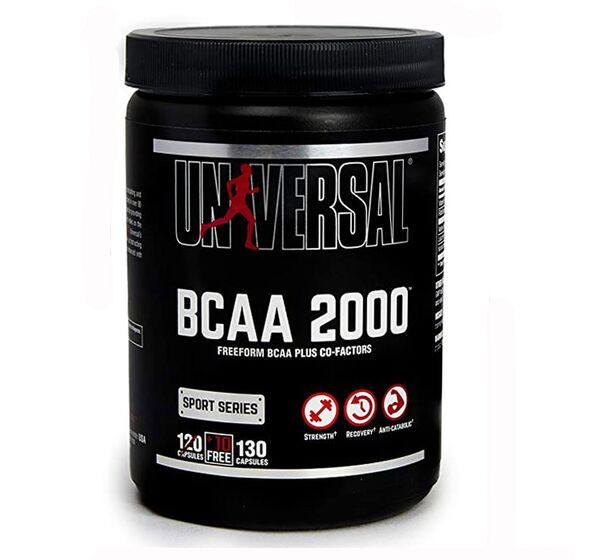 BCAA 2000, 120+10caps Δώρο (Universal)