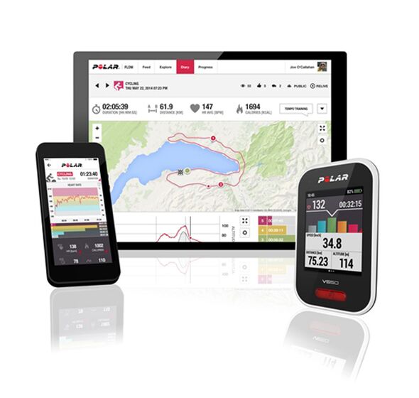 Ποδηλατικό Computer POLAR GPS V650