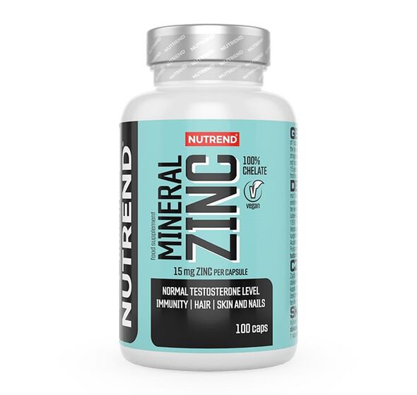 Mineral Zinc 100% Chelate 100 caps (Nutrend)