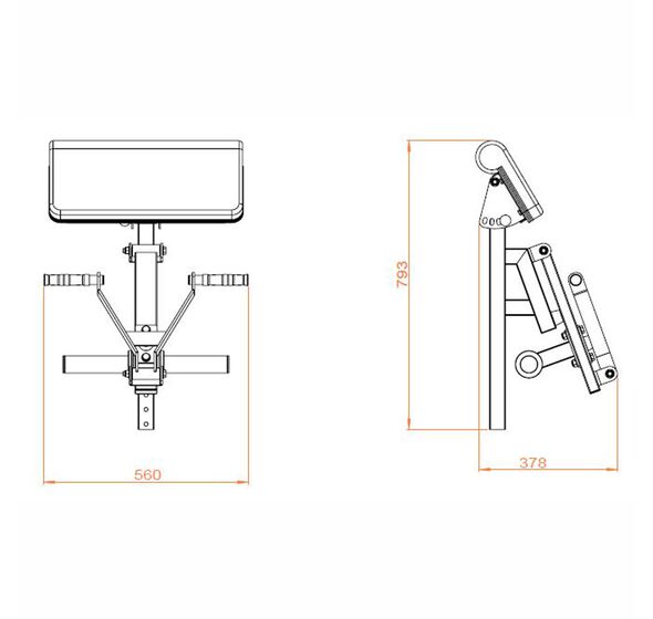 Arm Curl Attachment for X-FIT 95