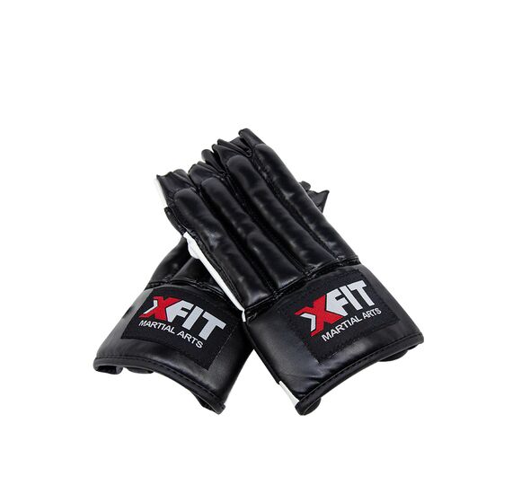 PU Cutting Leather Gloves Black/White (CFK-007) (X-Fit)