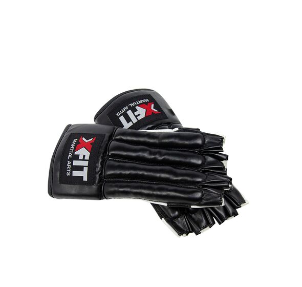 PU Cutting Leather Gloves Black/White (CFK-007) (X-Fit)