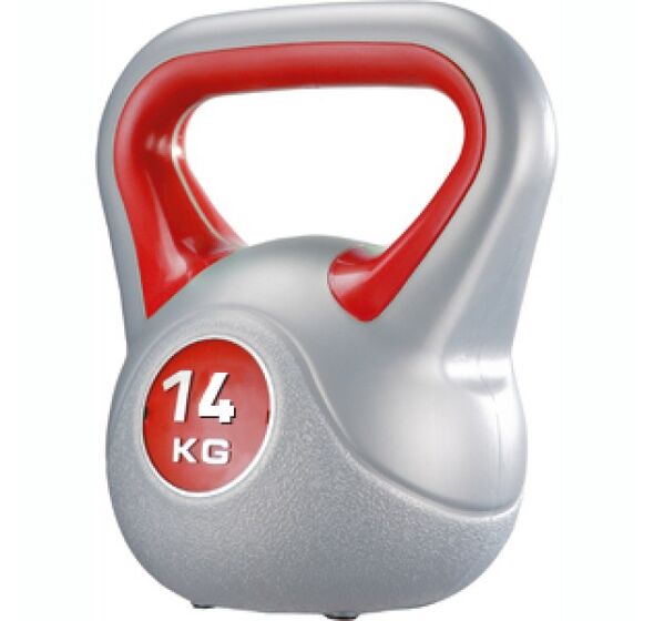 Kettlebells Πλαστικοποιημένα 14 kg (35000) (X-FIT)