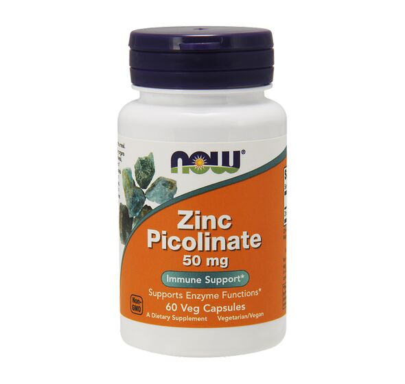 Zinc Picolinate 50mg, 60 Vcaps (Now Foods)