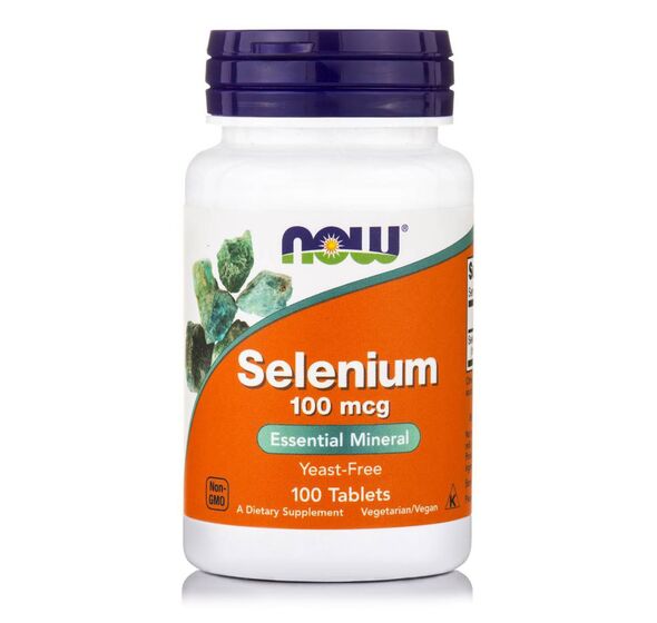 Selenium 100mcg, 100tabs (Now Foods)