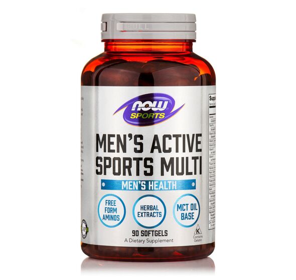 Mens Active Sports Multi 90 Softgels (Now Foods)