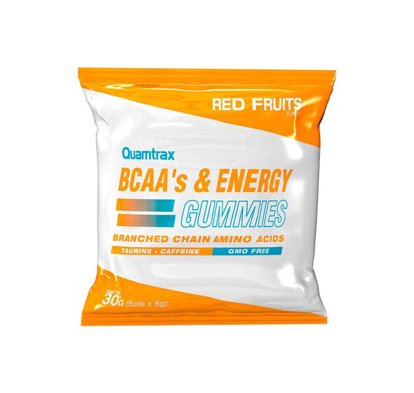 BCAAs &amp; Energy Gummies 30g (5 x 6g) (Quamtrax)