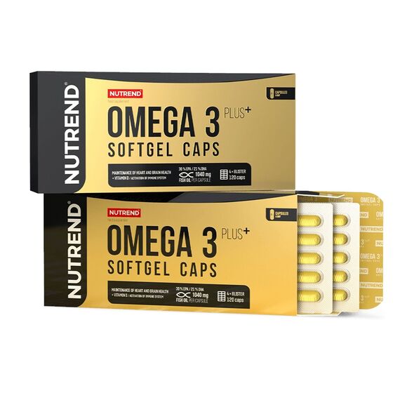 Omega 3 Plus Softgel caps, 120caps (Nutrend)