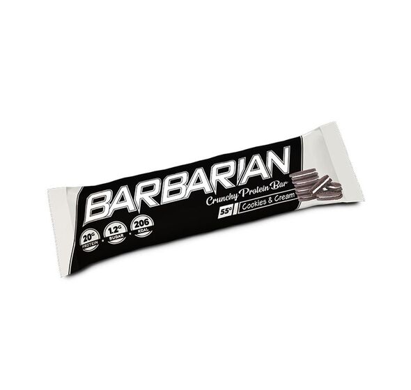 Barbarian Crunchy Protein Bar 55g (Stacker2)