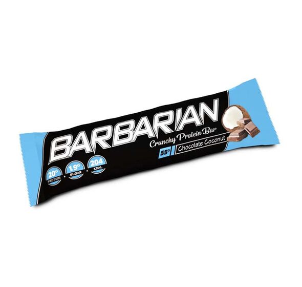 Barbarian Crunchy Protein Bar 55g (Stacker2)