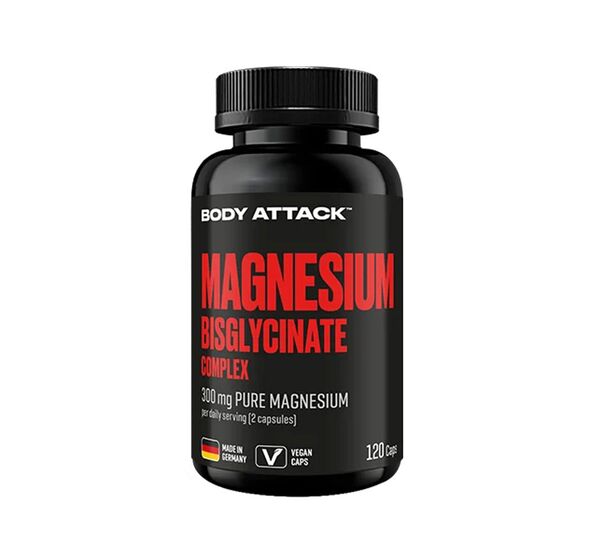 Magnesium Biglycinate 120 Vcaps (Body Attack)