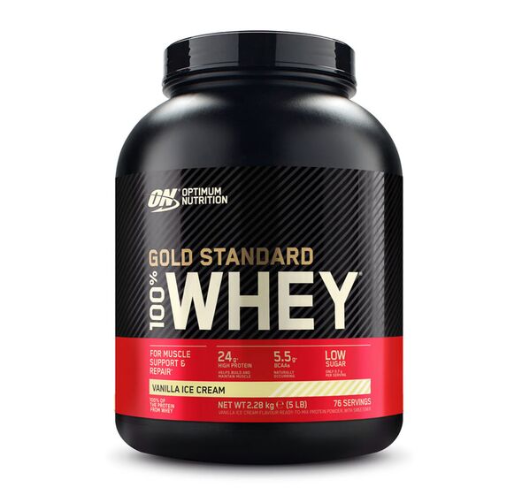 100% Whey Gold Standard 2273g (Optimum Nutrition)​