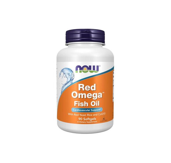 Red Omega Fish Oil 90 softgels (Now Foods)