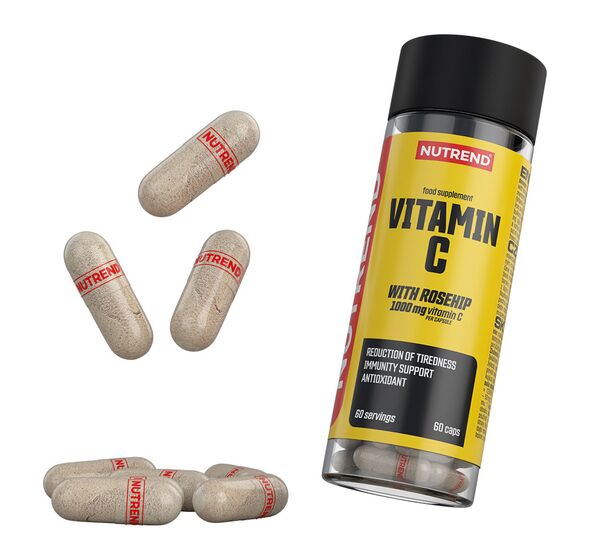 Vitamin C 1000mg with Rosehips 60caps (Nutrend)