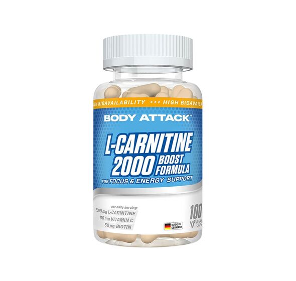 L-Carnitine 2000, 100 Vcaps (Body Attack)